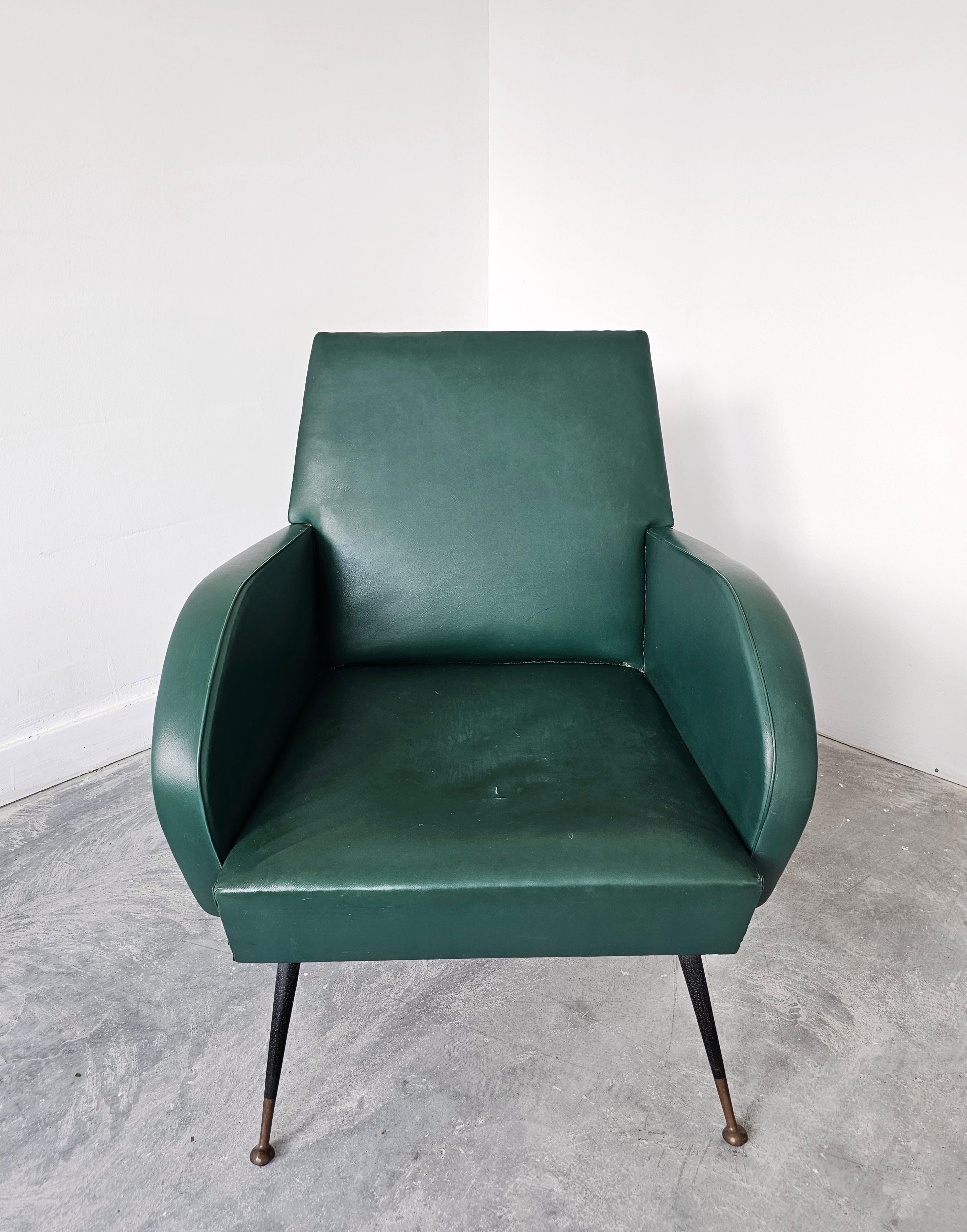 Paire de fauteuils The Moderns dans le style de Marco Zanuso, Italie, années 1950 en vente 2