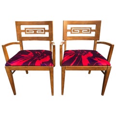 Pair of Mid-Century Modern Armchairs, In the Style of Heywood-Wakefield Co.