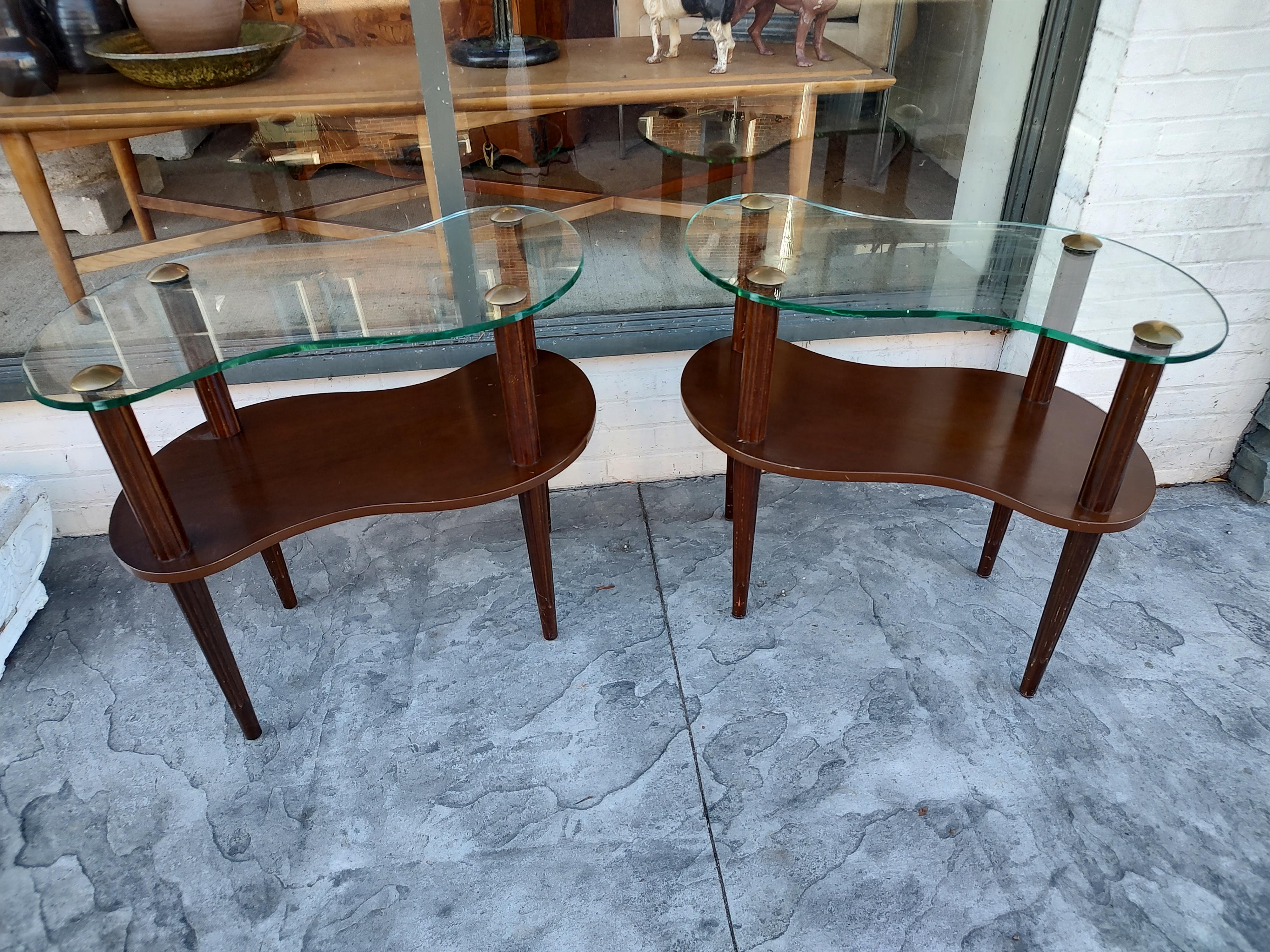 Pair of Mid-Century Modern Art Deco Cloud Tables Attributed to Gilbert Rohde  For Sale 5