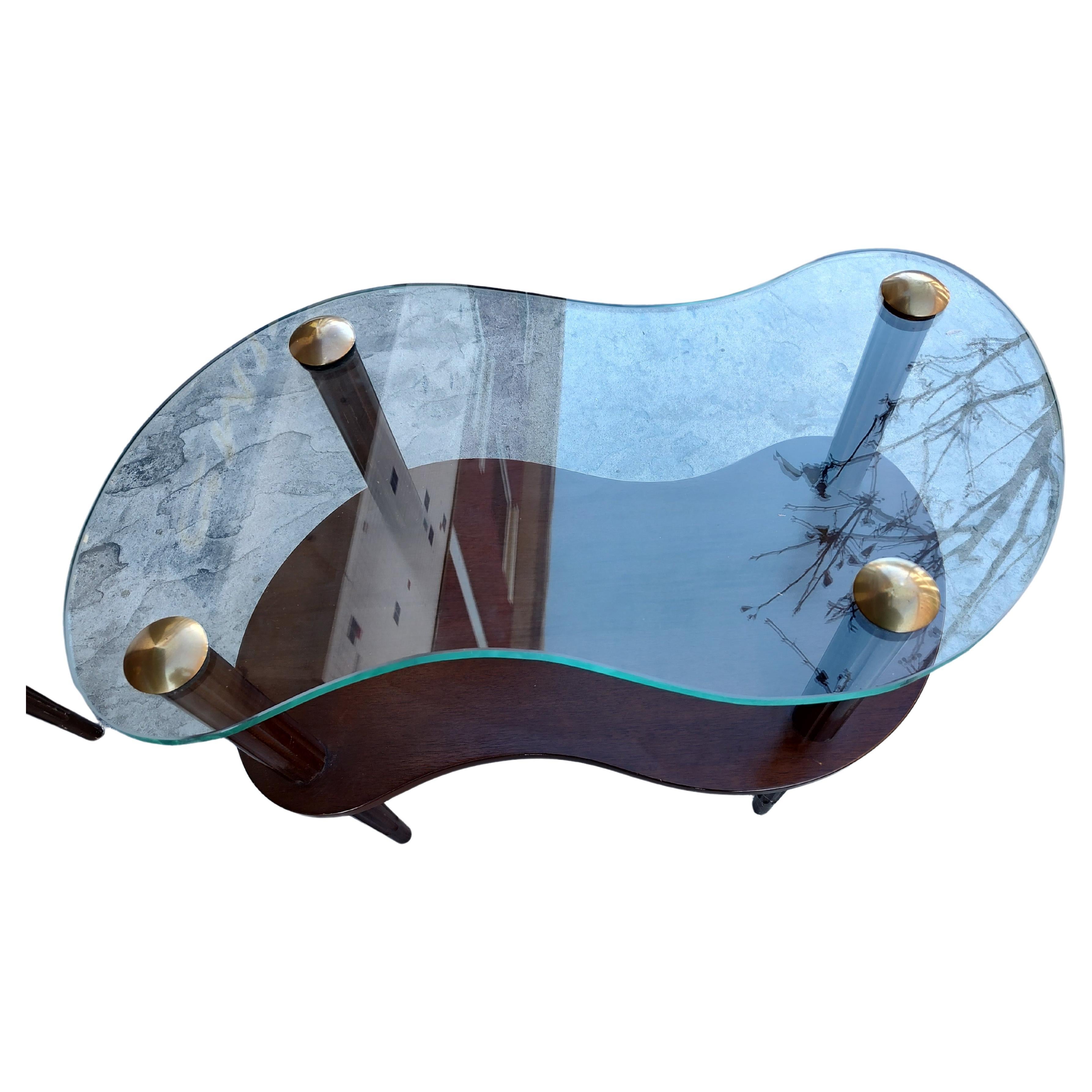 Favolosa coppia di tavoli scultorei 