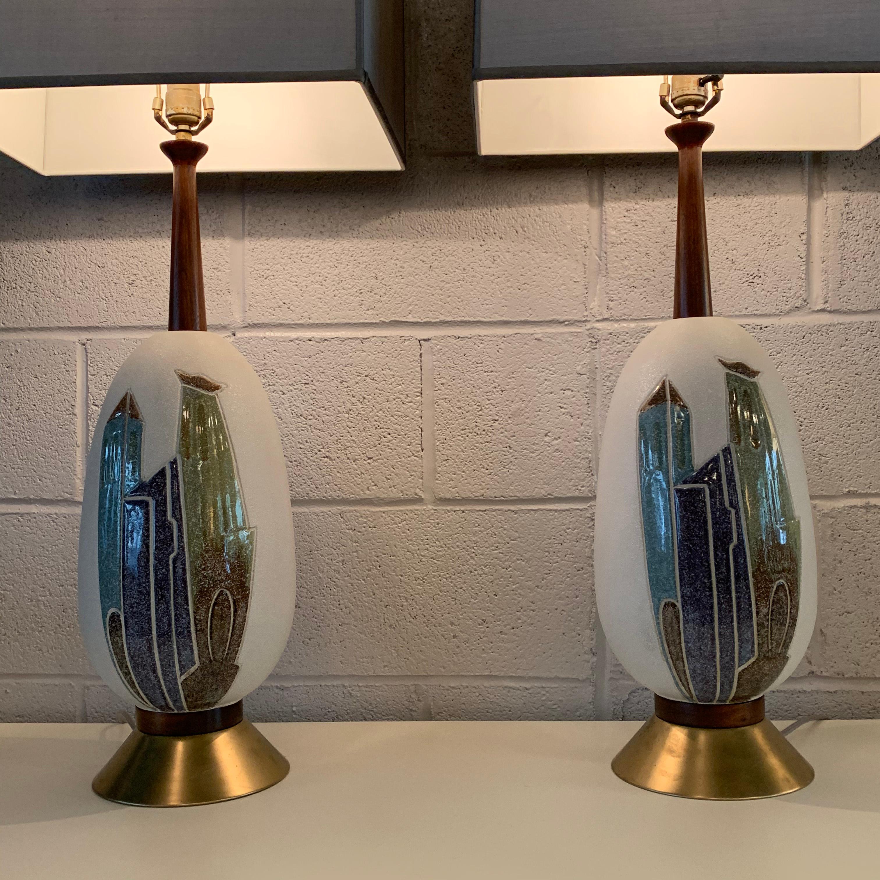 mid century table lamps