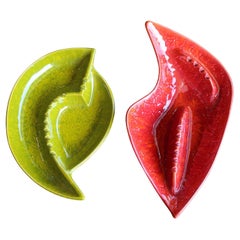 Pair of Mid-Century Modern Ashtrays
