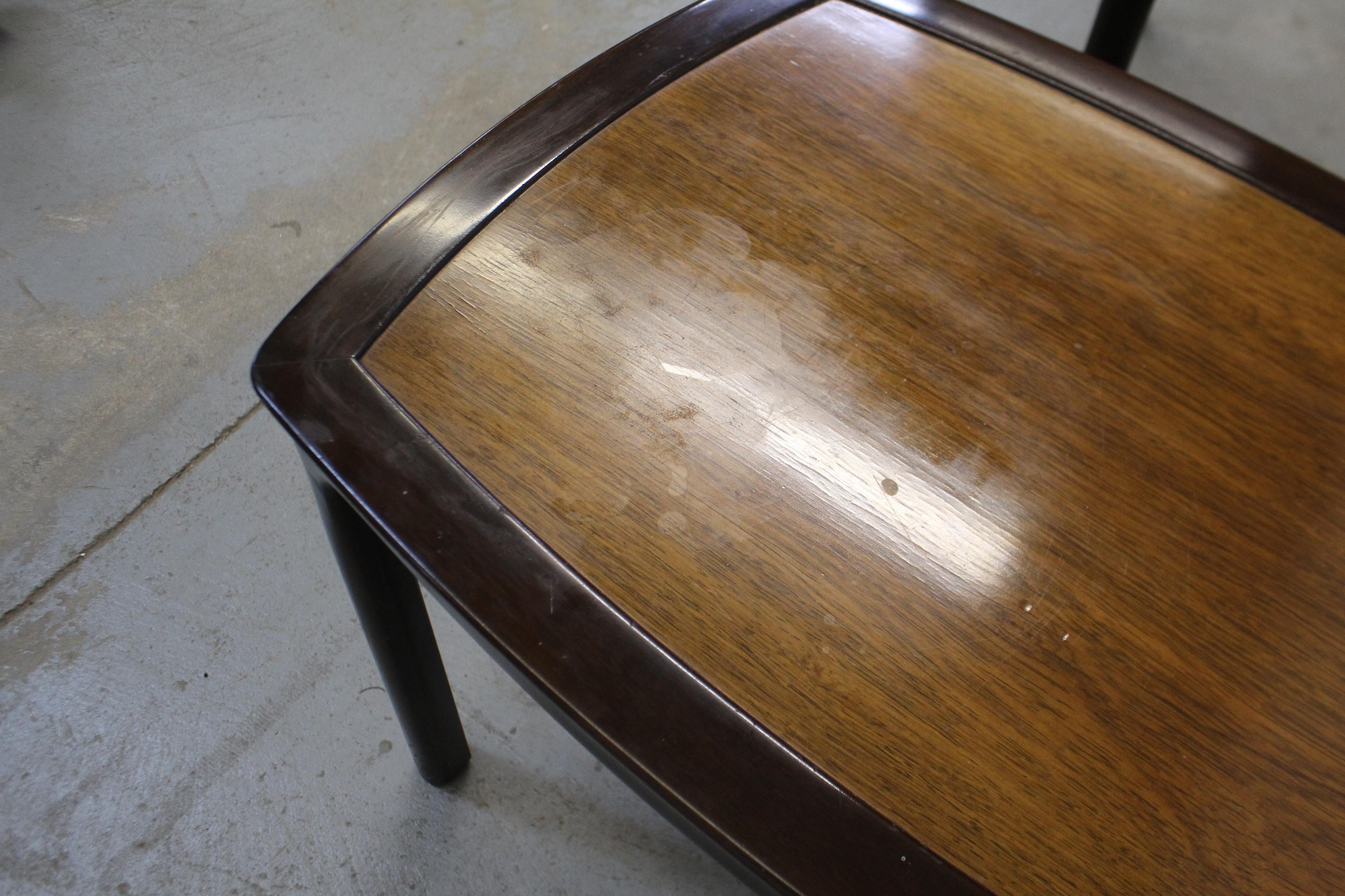 Pair of Mid-Century Modern Asian Edward Wormley for Dunbar Rosewood End Tables 5