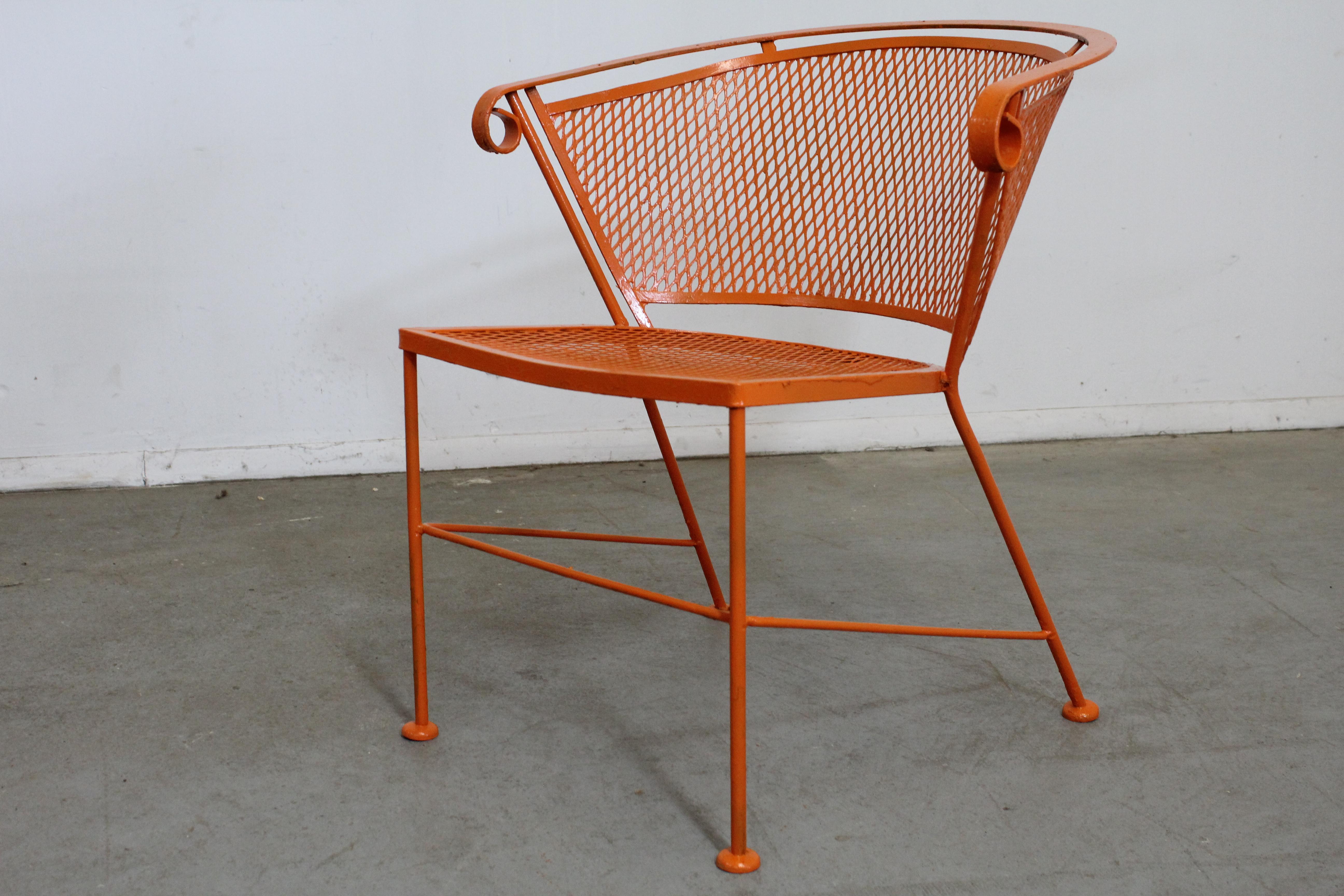 orange outdoor chairs