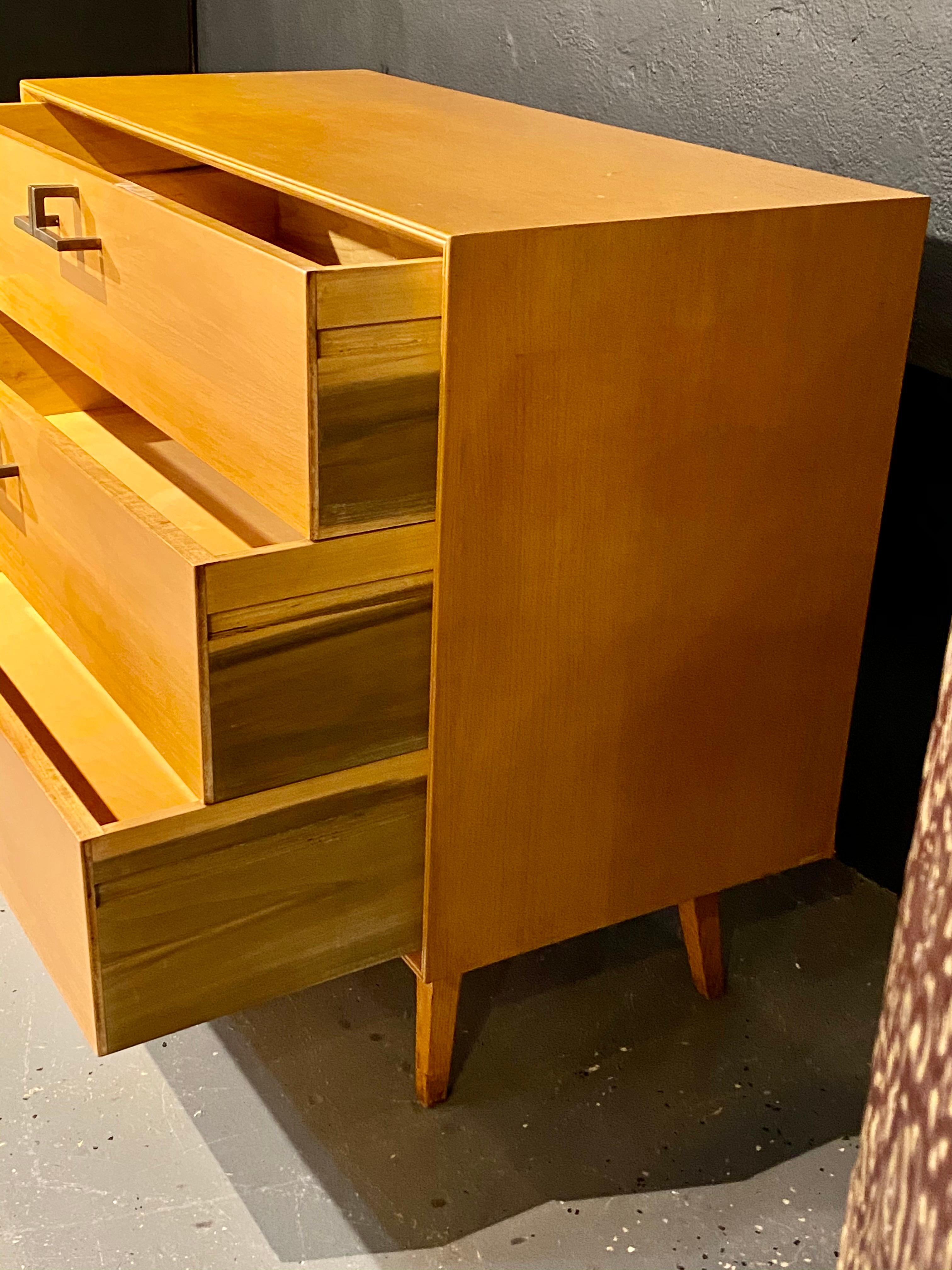 Pair of Mid-Century Modern Bachelor Chest, Commodes or Dressers 8