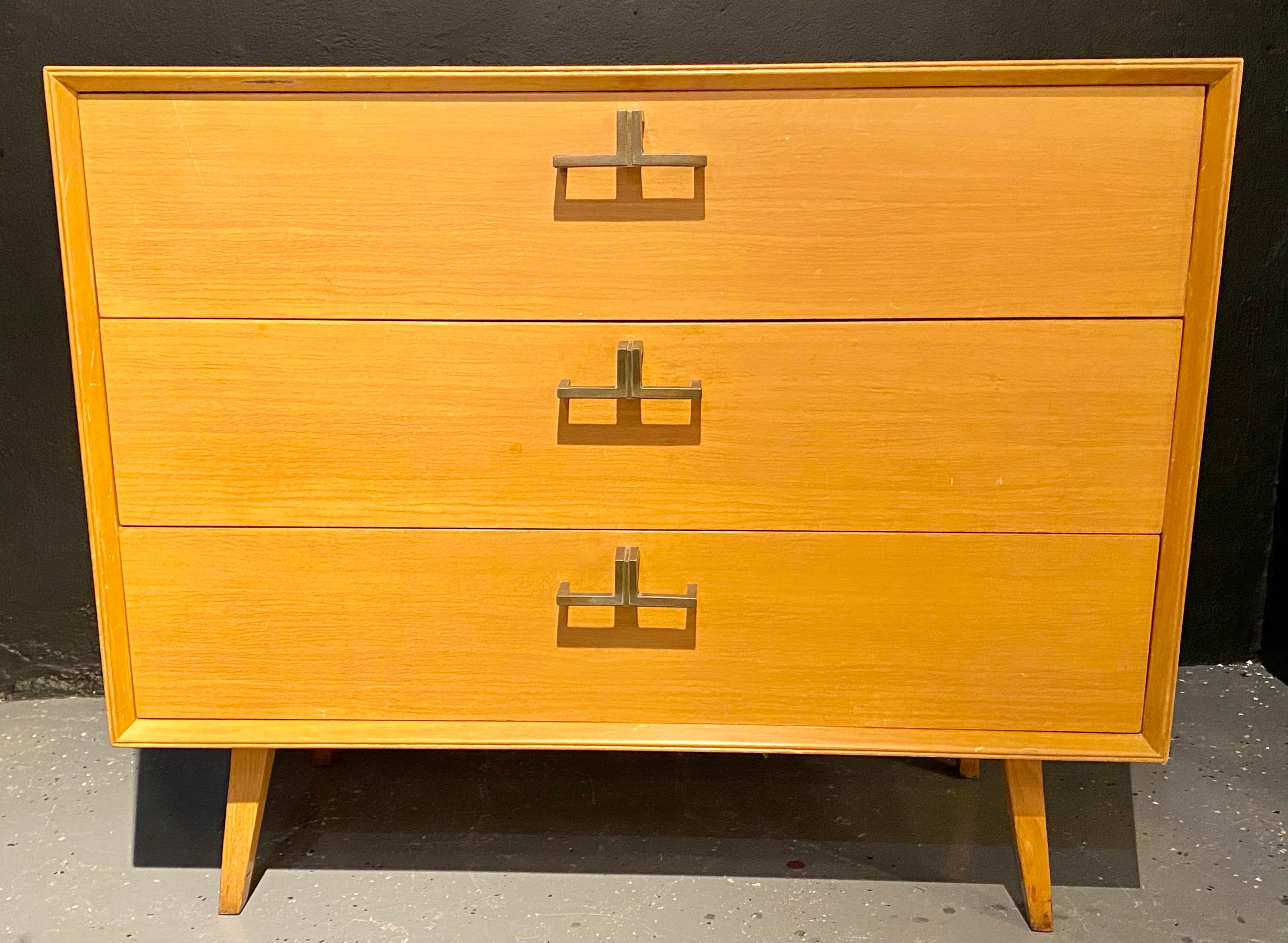 Pair of Mid-Century Modern Bachelor Chest, Commodes or Dressers 2
