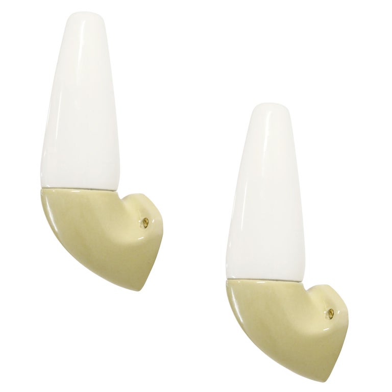 Pair of MidCentury Modern Bathroom Wall Lights by Wilhelm Wagenfeld