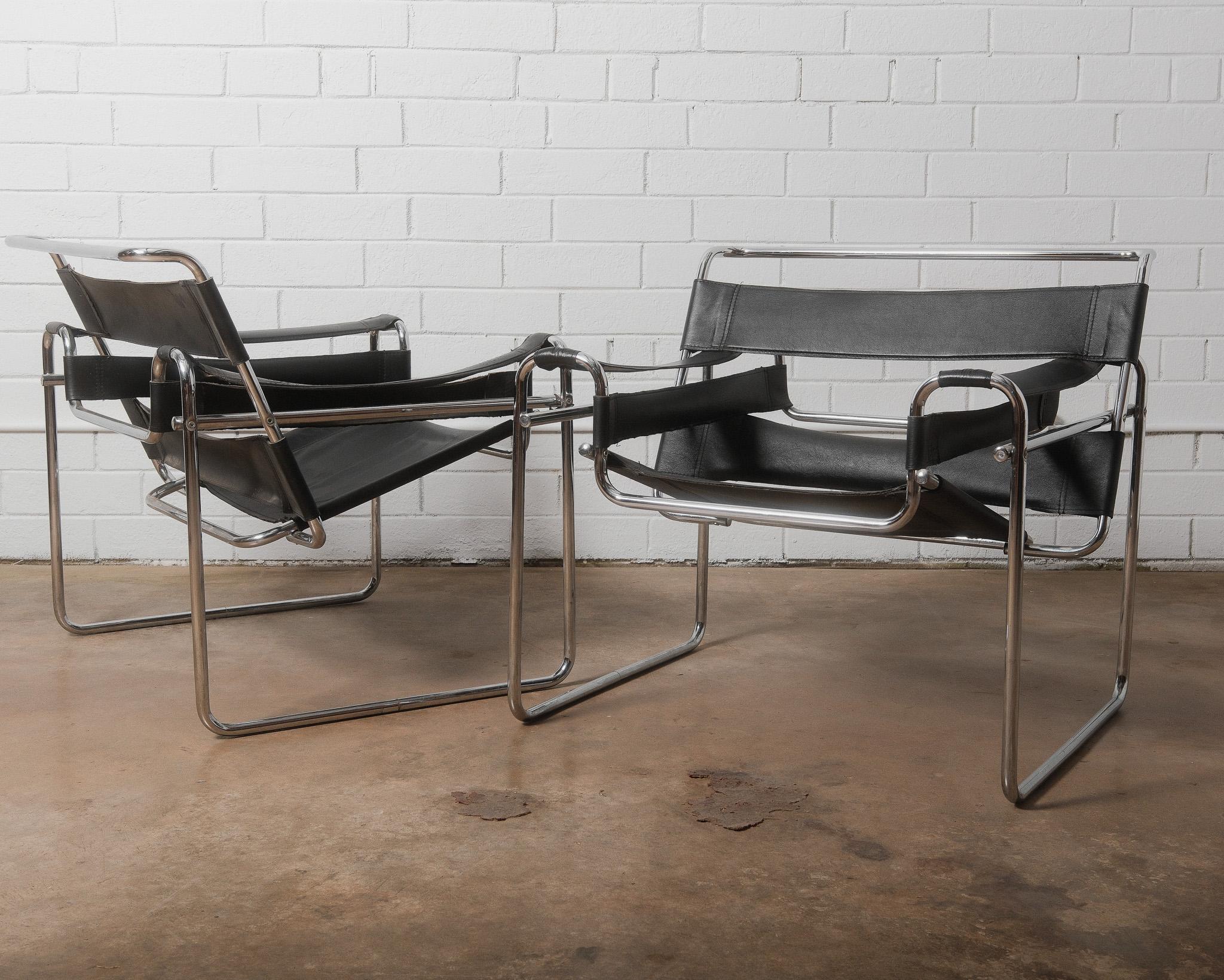 Allemand Paire de fauteuils Bauhaus 
