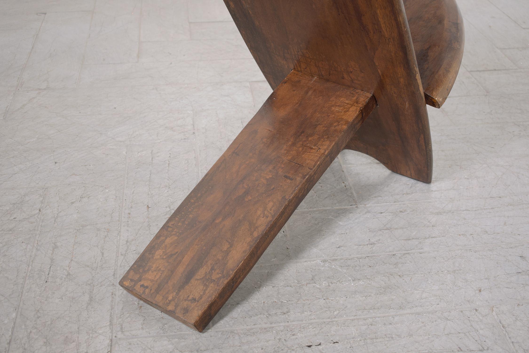 Organic Modern Lounge Chairs: Timeless Handwerkskunst restauriert im Angebot 1