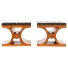 Vintage Pair of Mid-Century Modern Benches