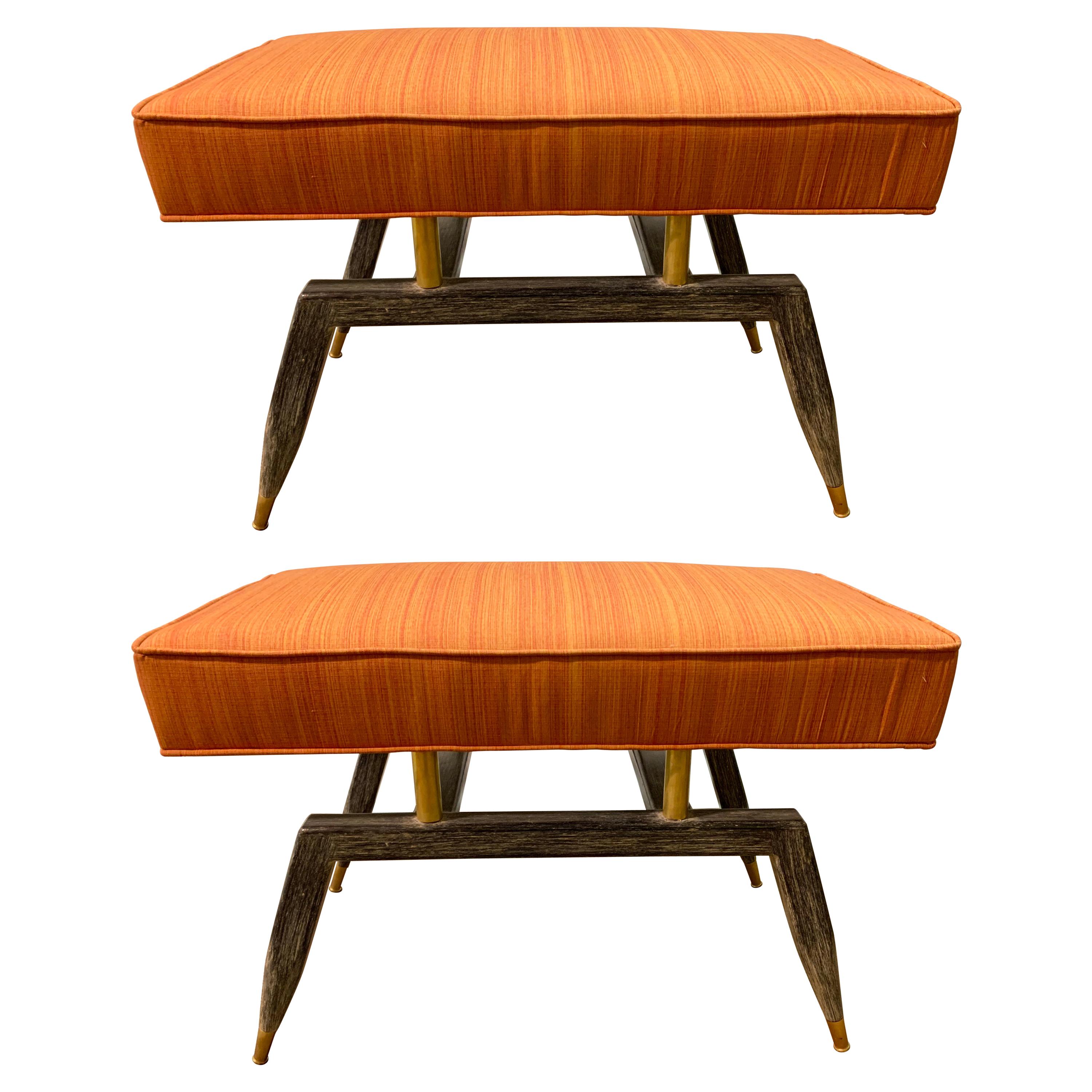 Pair of Mid-Century Modern Benches