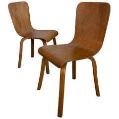 Pair of Mid-Century Modern Bentwood Side Chairs