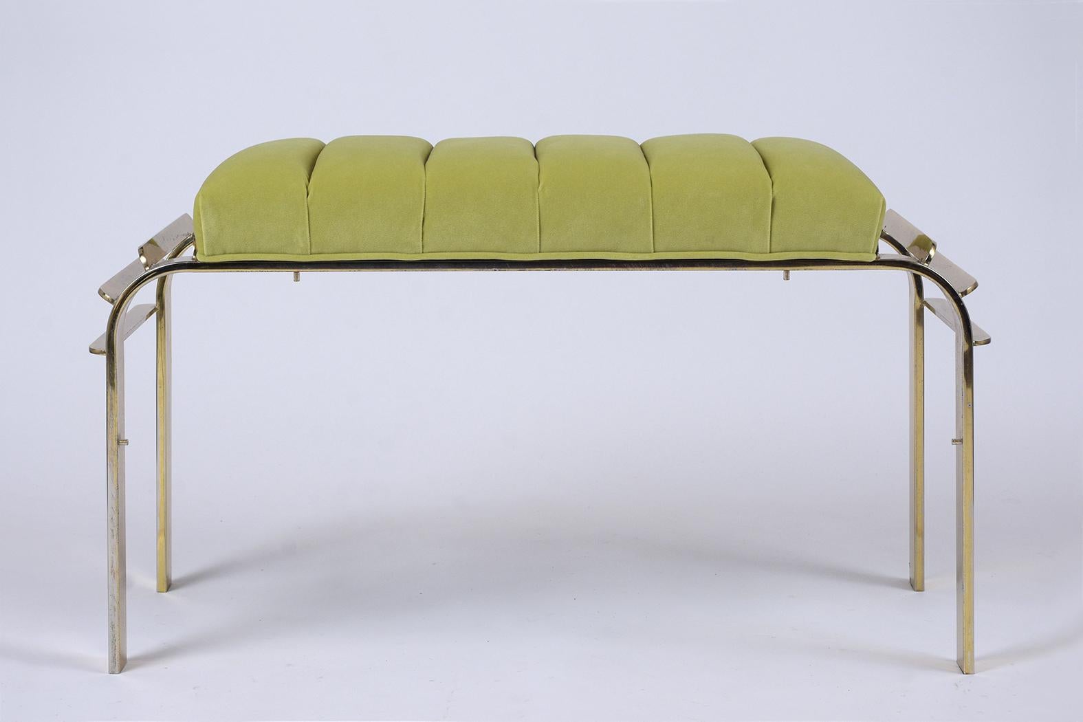American Mid-Century Modern Tufted Benches