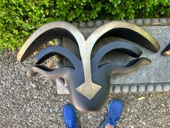 Pair Of Mid Century Modern Bronze Wall Brackets