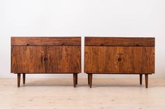 Pair of Mid Century Modern Cabinets by H. W. Klein for Bramin, Denmark, 1960s