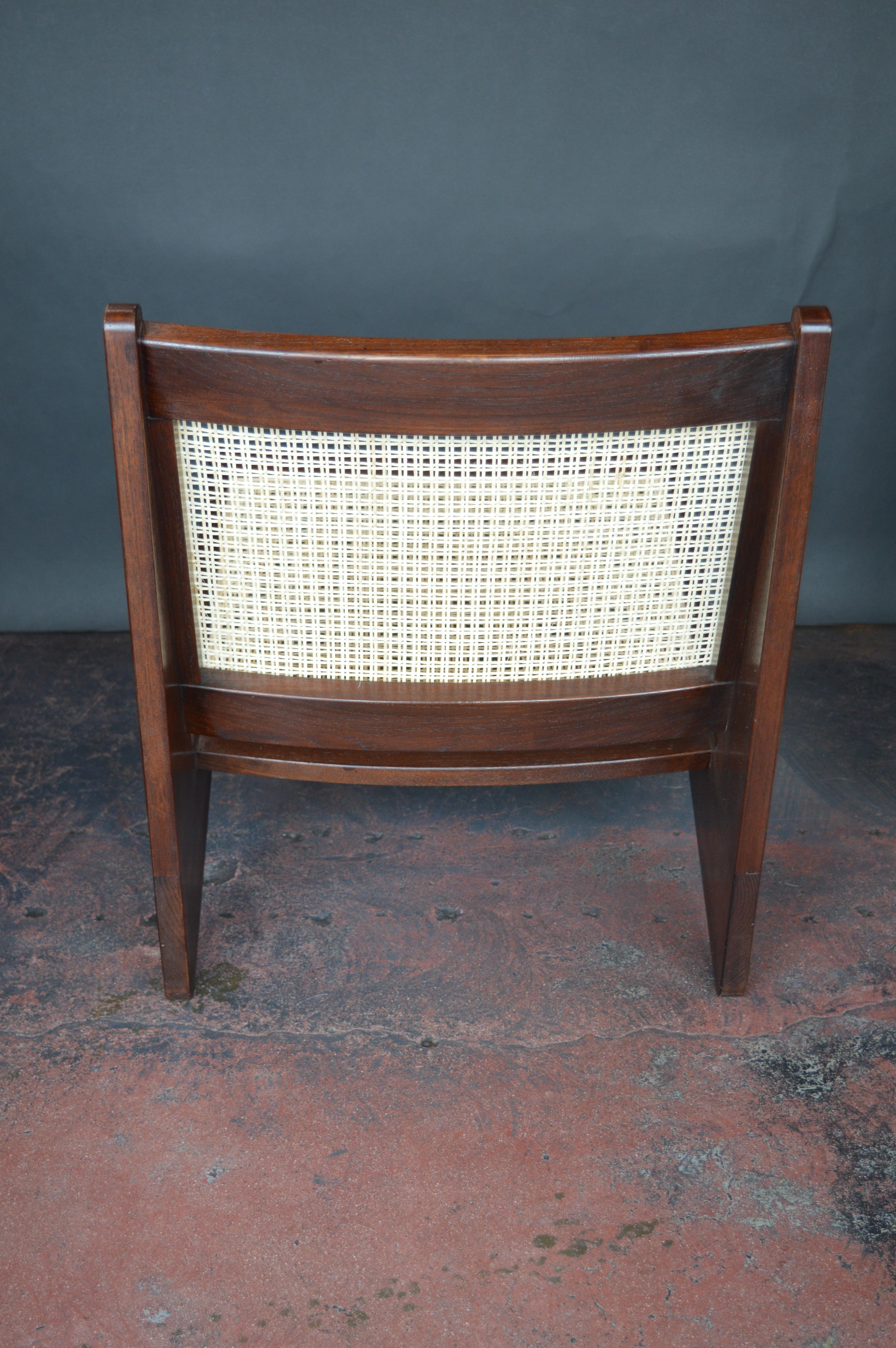 Wood Pair of Cane Chairs  For Sale