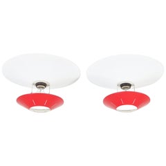 Pair of Mid-Century Modern Ceiling Lights by Louis Kalff for Philips, 1958