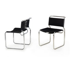 Pair of Mid Century Modern “CH66" Dining Chairs by Nicos Zographos