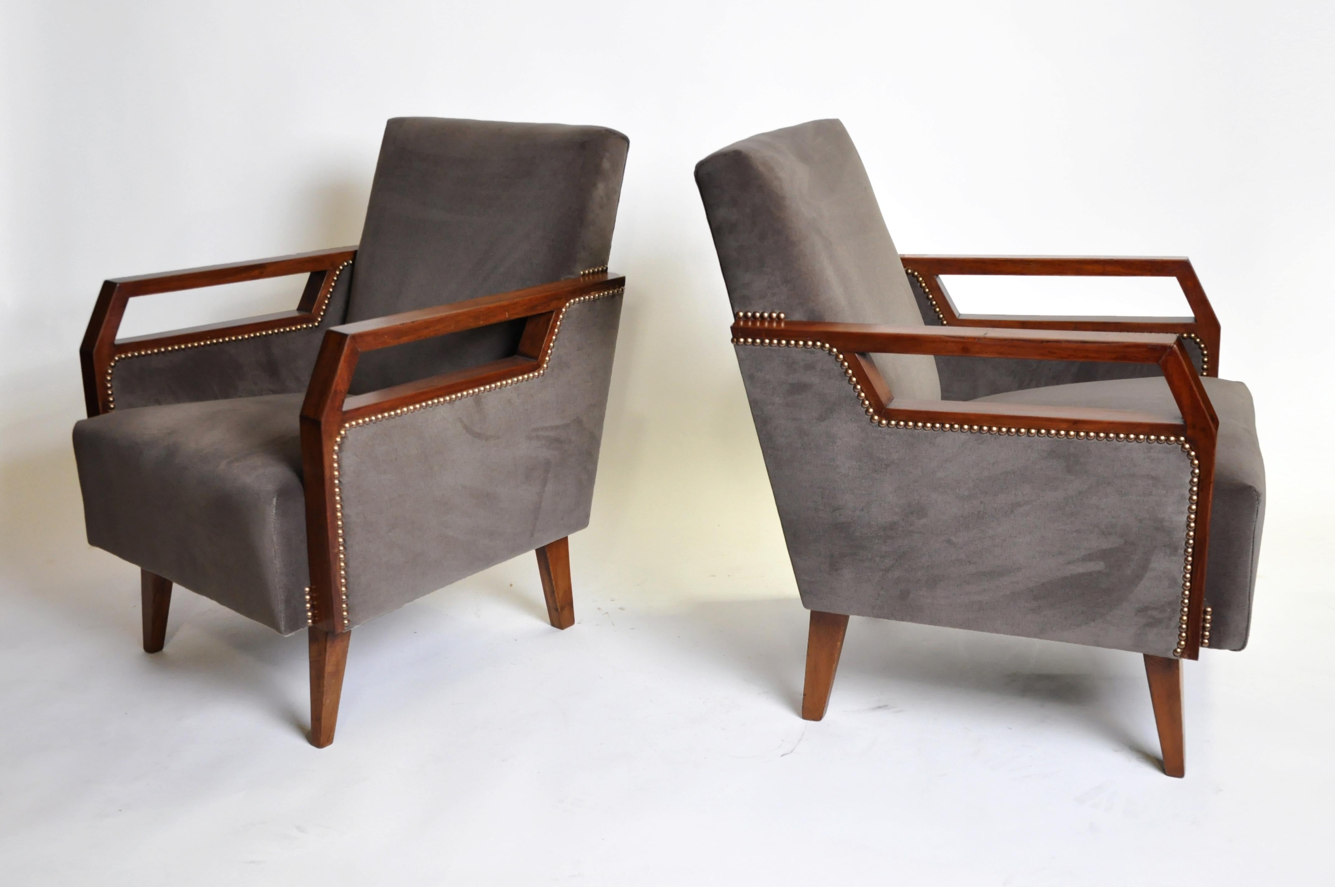 20th Century Pair of Mid-Century Modern Chairs
