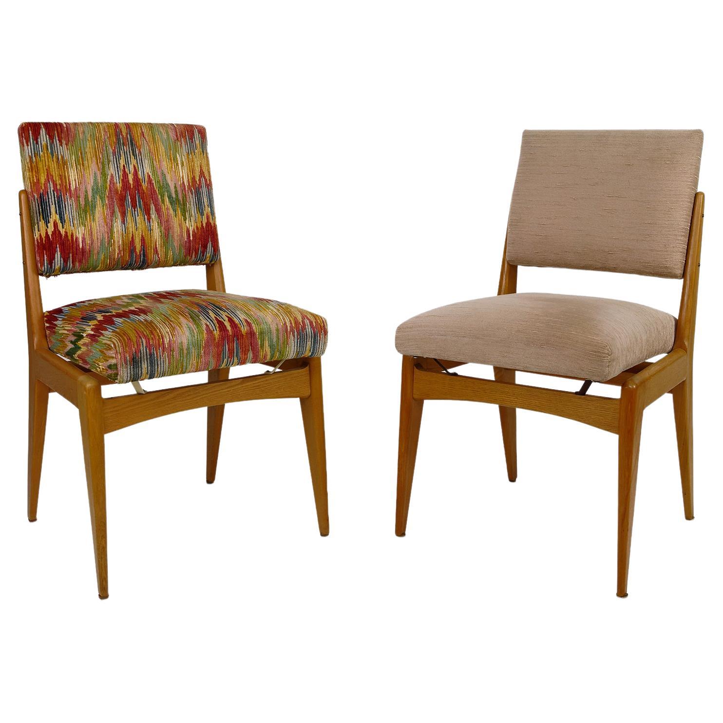 Pair of Mid-Century Modern Chairs, France, circa 1950