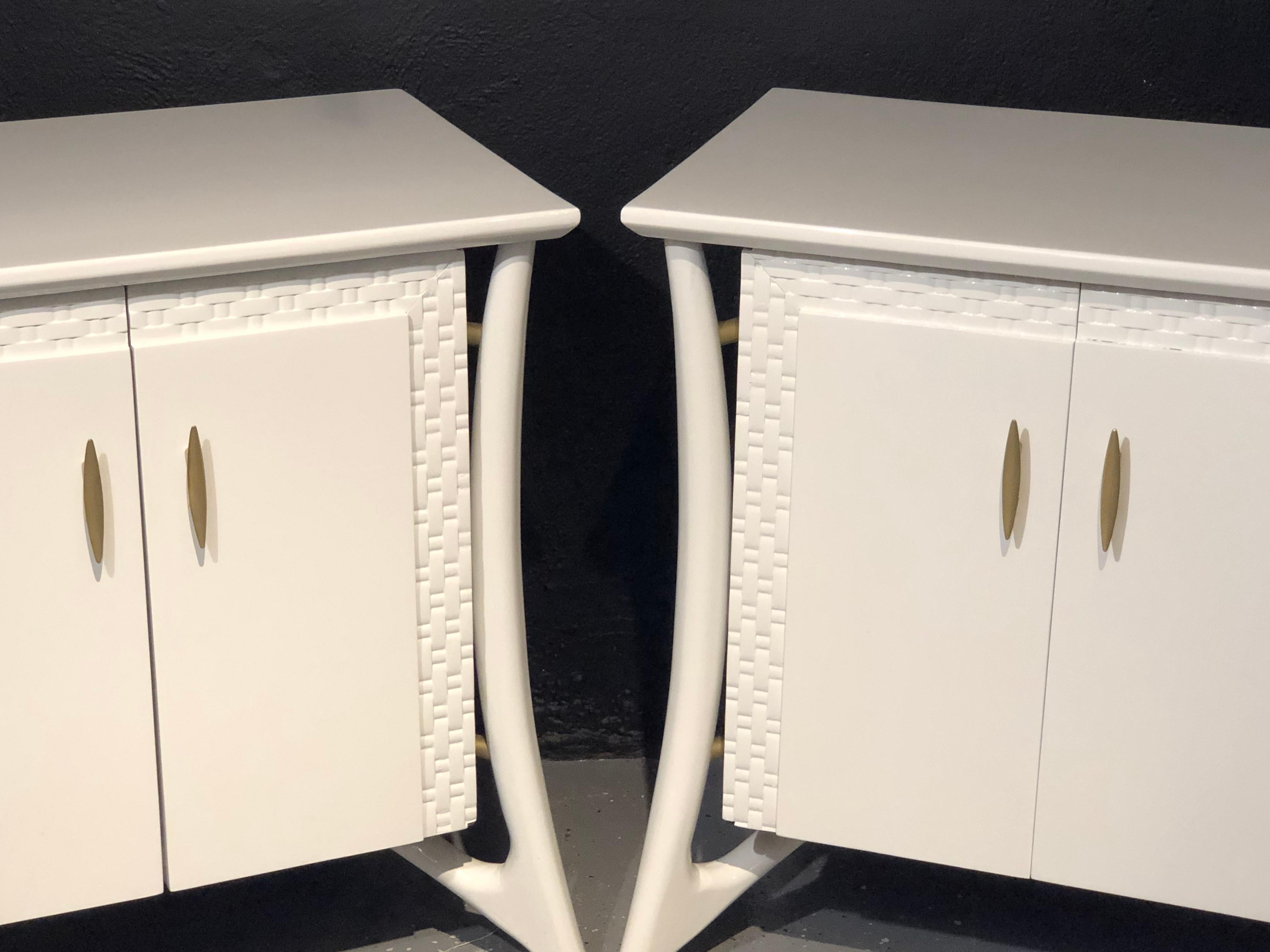 20th Century Pair of Mid-Century Modern Chests, Nightstands or End Tables, Piet Hein