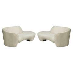 Vintage Pair of Mid-Century Modern Cloud Sofas or Chaise Lounges by Vladimir Kagan