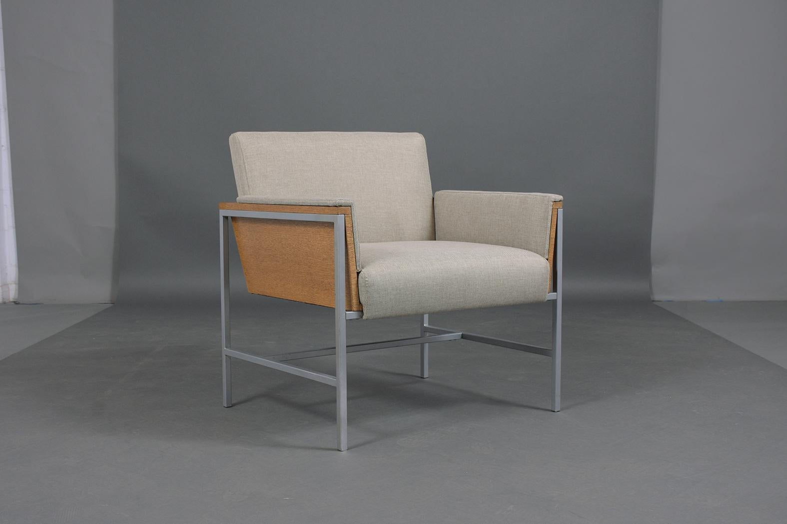 Pair of Mid-Century Modern Club Chairs 1