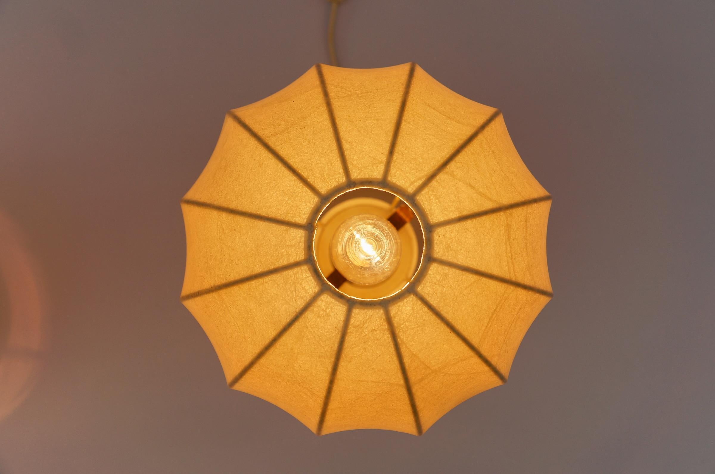 Pair of Mid-Century Modern Cocoon Tulip Table Lamps from COCOON, 1950s For Sale 7
