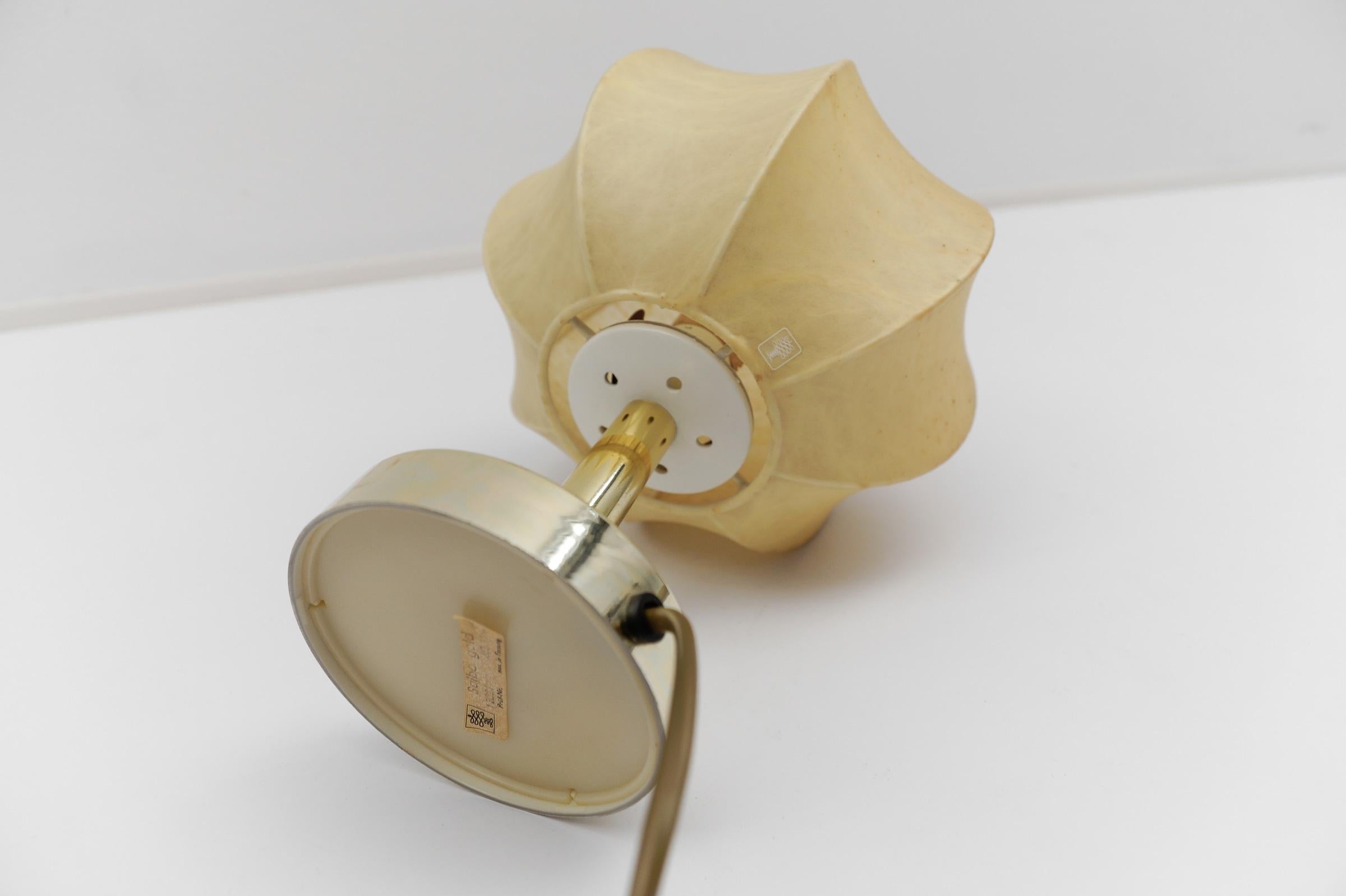 Pareja de lámparas de sobremesa Cocoon Tulip de Goldkant, años 50 en venta 6
