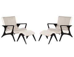 Pair of Mid-Century Modern Lounge Chairs