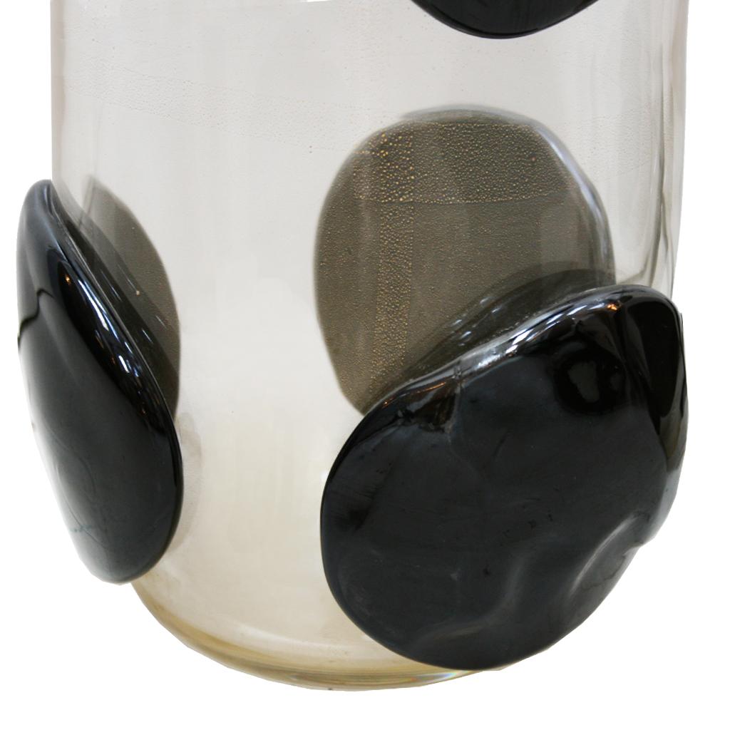 20th Century Pair of Mid-Century Modern Costantini Murano Glass Italian Vases