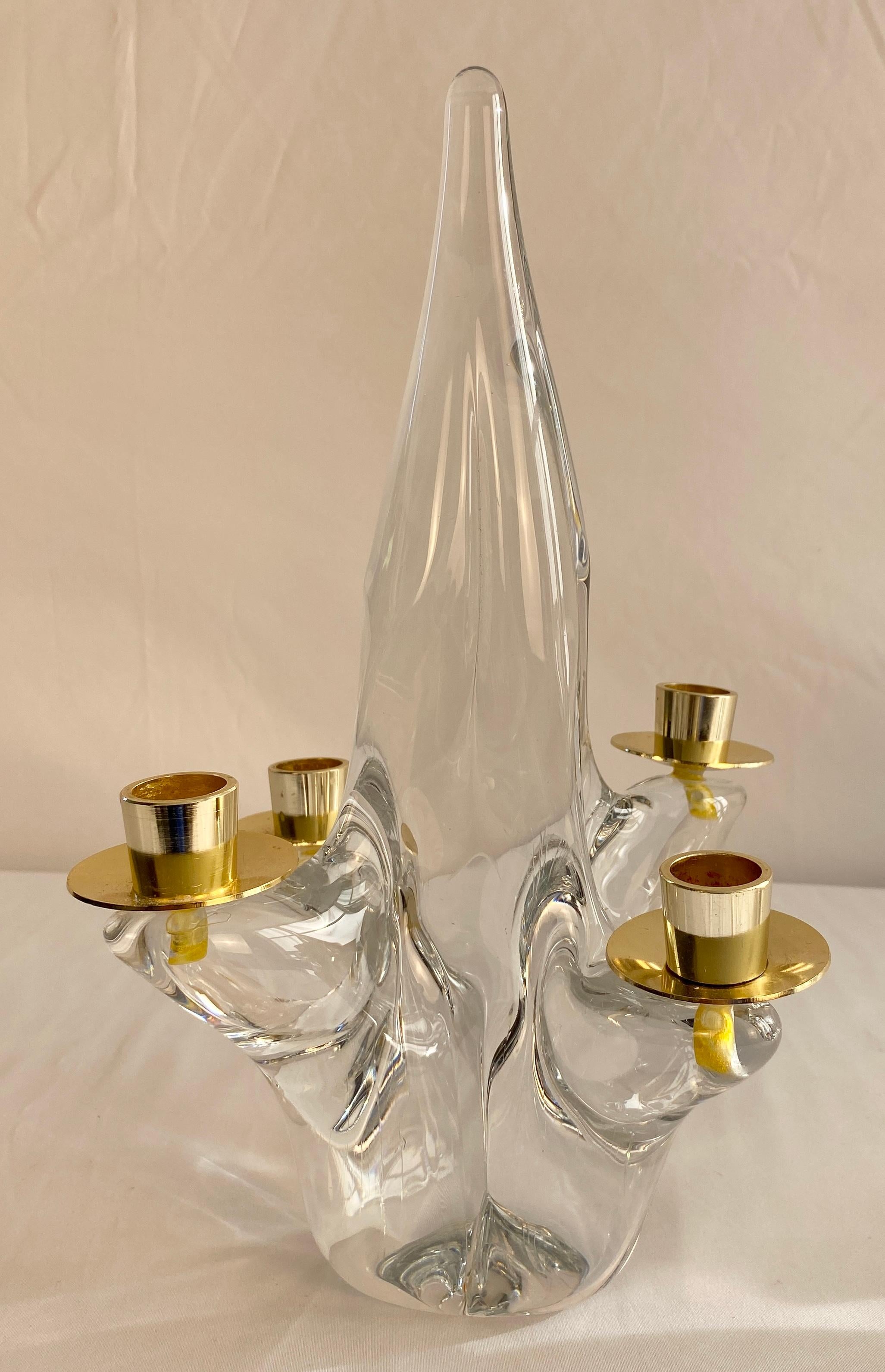Français Paire de chandeliers modernes du milieu du siècle dernier par Schneider France en vente