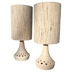 Pair of Mid-Century Modern Danish Ceramic Table Lamps