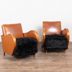 Pair of Mid Century Modern Danish Club Chairs