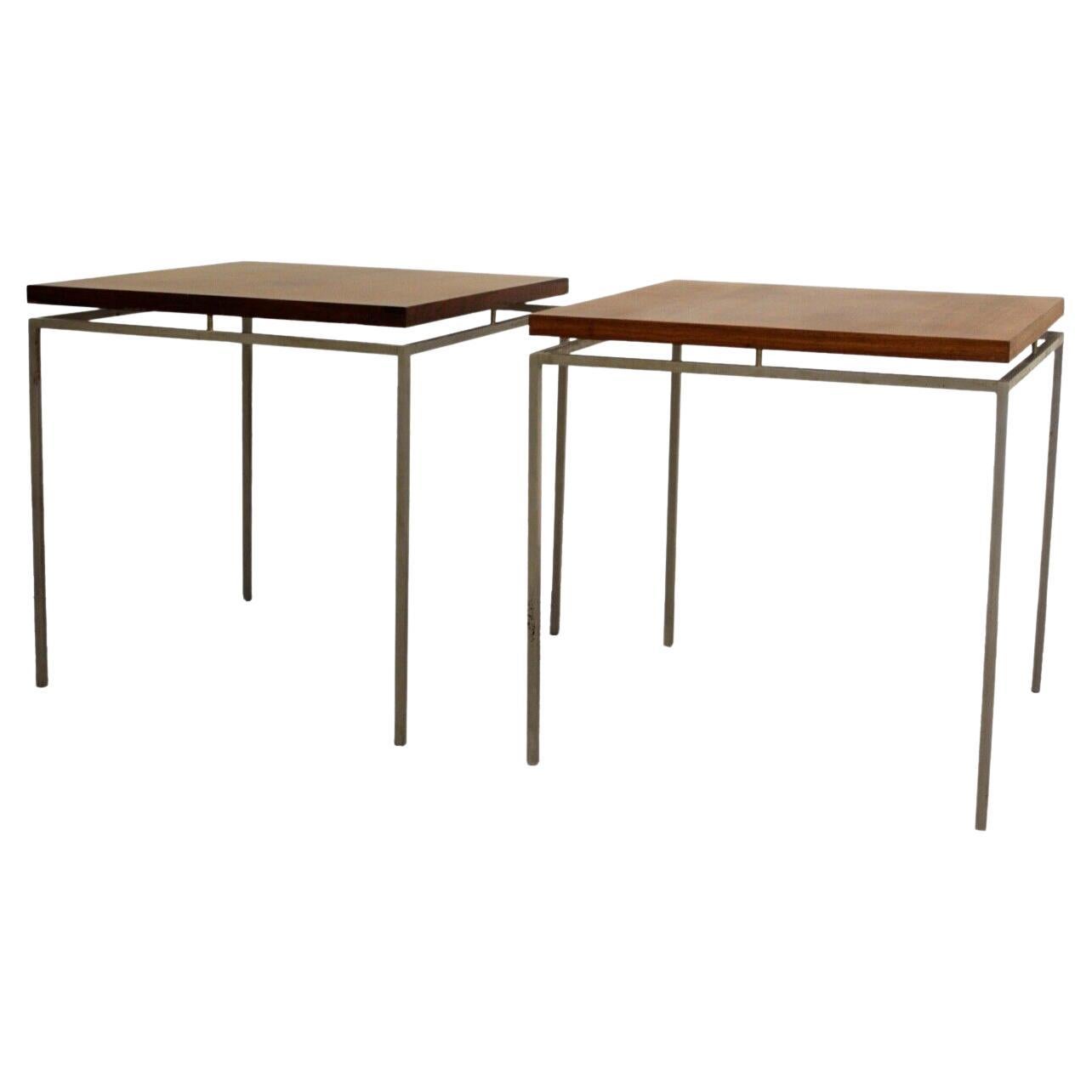 Pair of Mid-Century Modern Danish Rosewood Side Tables by Knud Joos for Mobler