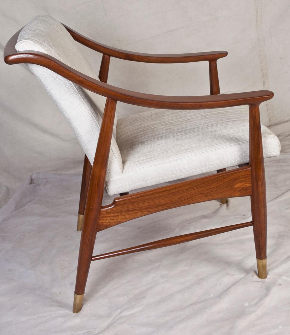 20th Century Pair of Mid-Century Modern Danish Teak Chairs