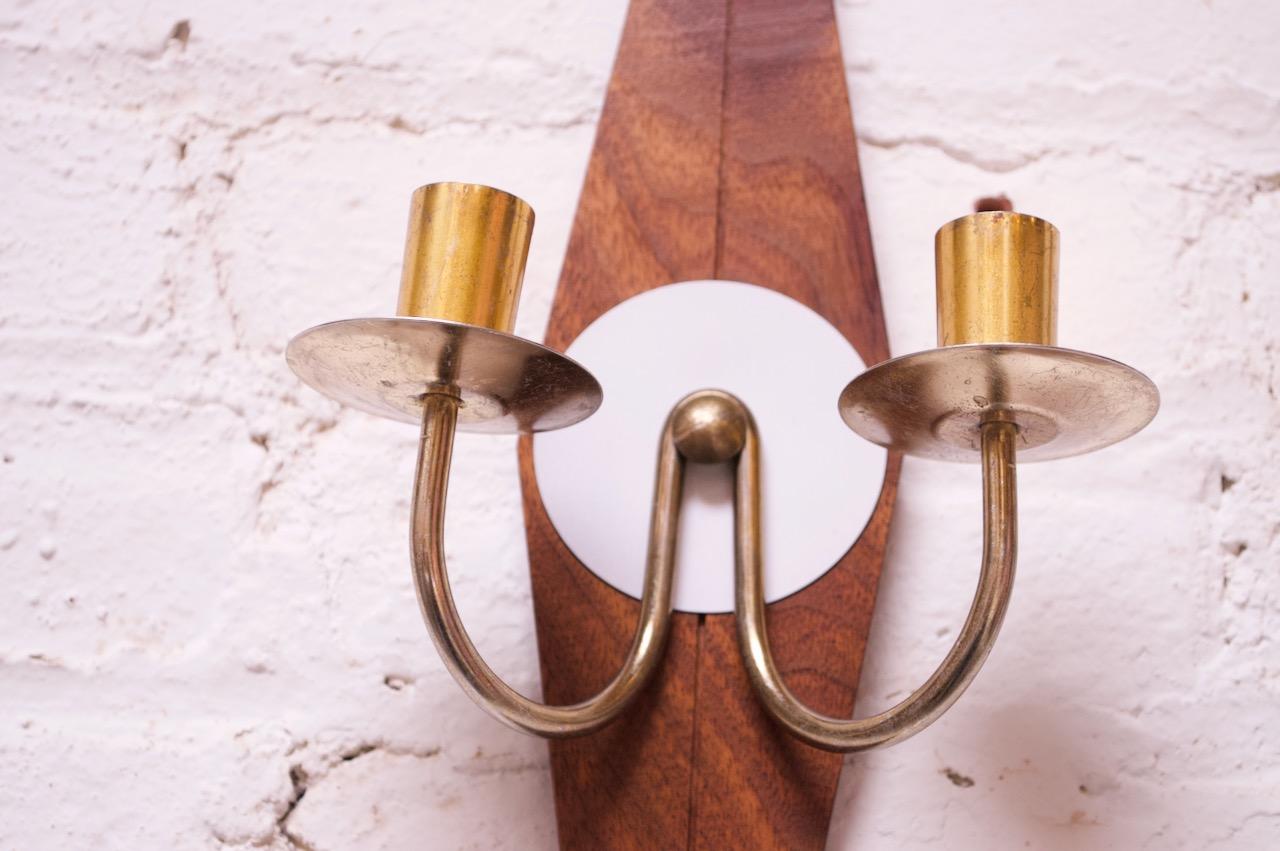 mid century modern candle wall sconces