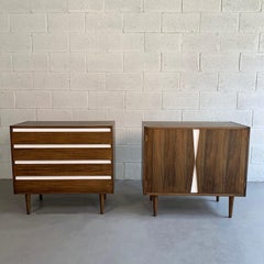 Pair of Mid-Century Modern Dresser Credenza Cabinets by American of Martinsville