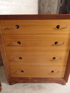 Paire de commodes Mid-Century Modern