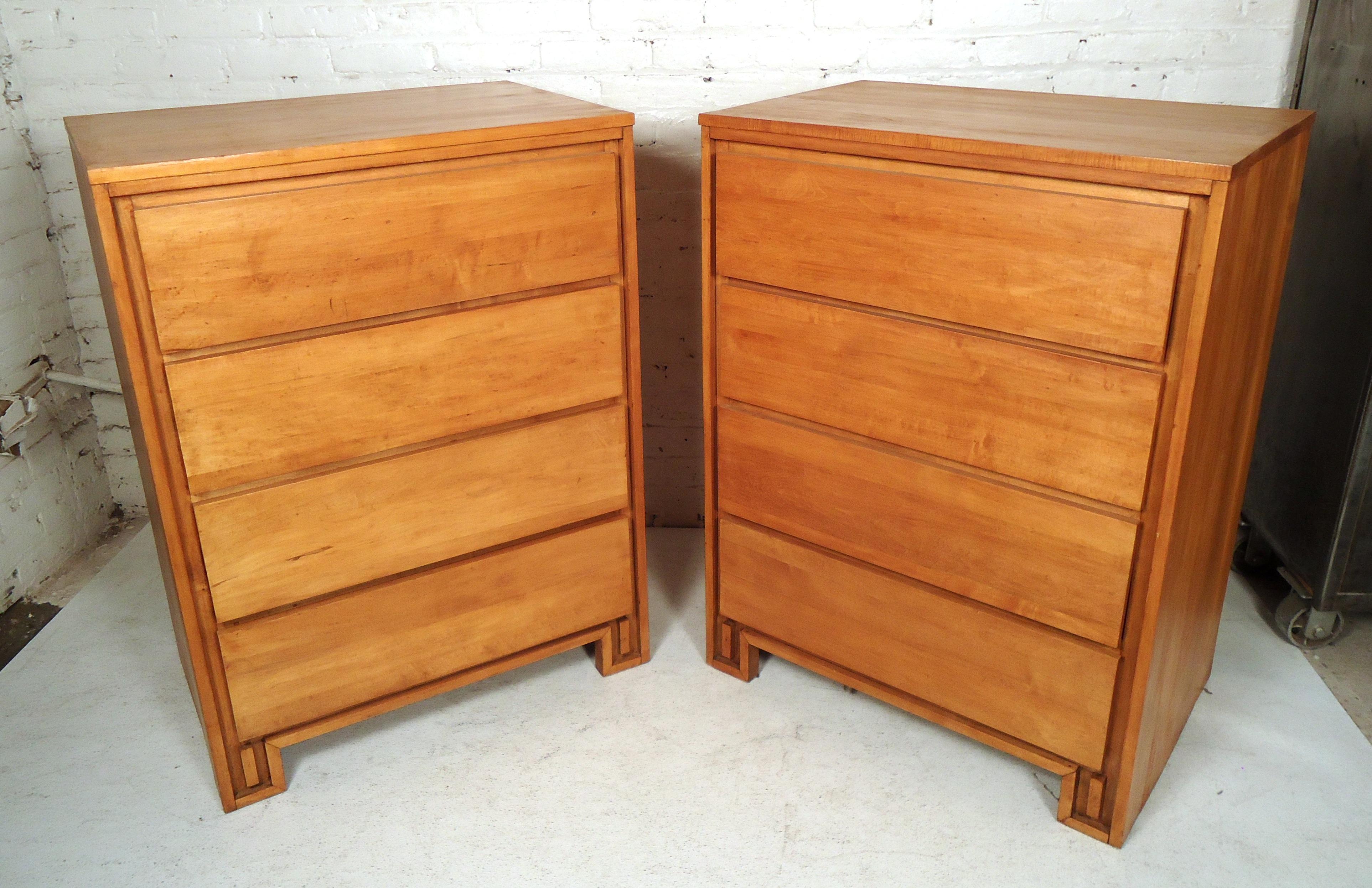 Pair of Mid-Century Modern Dressers In Good Condition In Brooklyn, NY