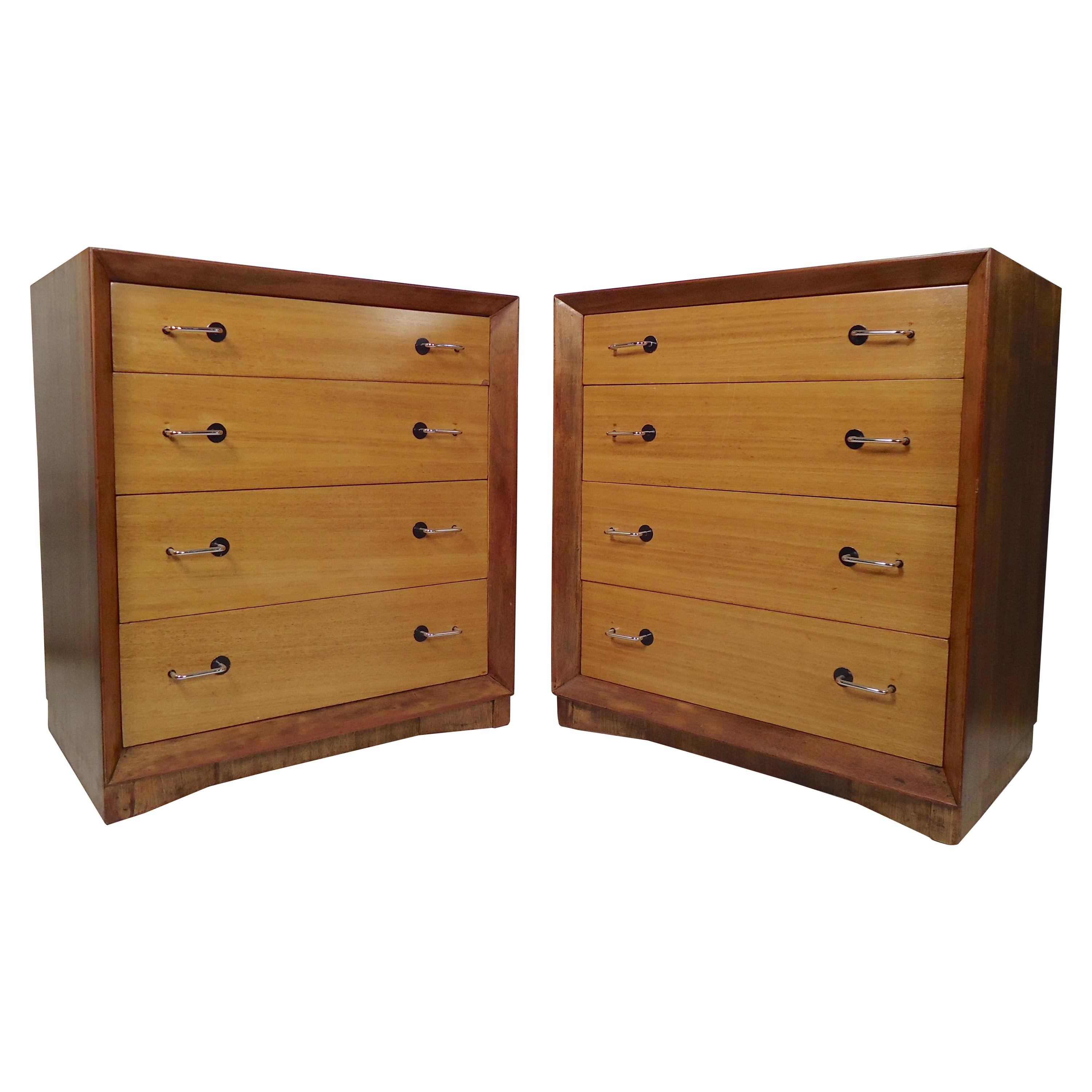 Pair of Mid-Century Modern Dressers For Sale