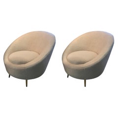 Pair of Mid-Century Modern Egg Chairs