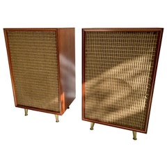 Pair of Mid-Century Modern Electro-Voice Stereo Cabinet Speakers