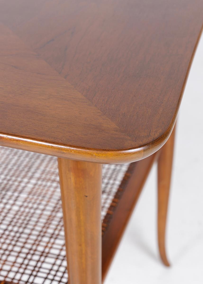 Paire de tables d'appoint en noyer de style The Moderns, années 1950, Gibbings en vente 6