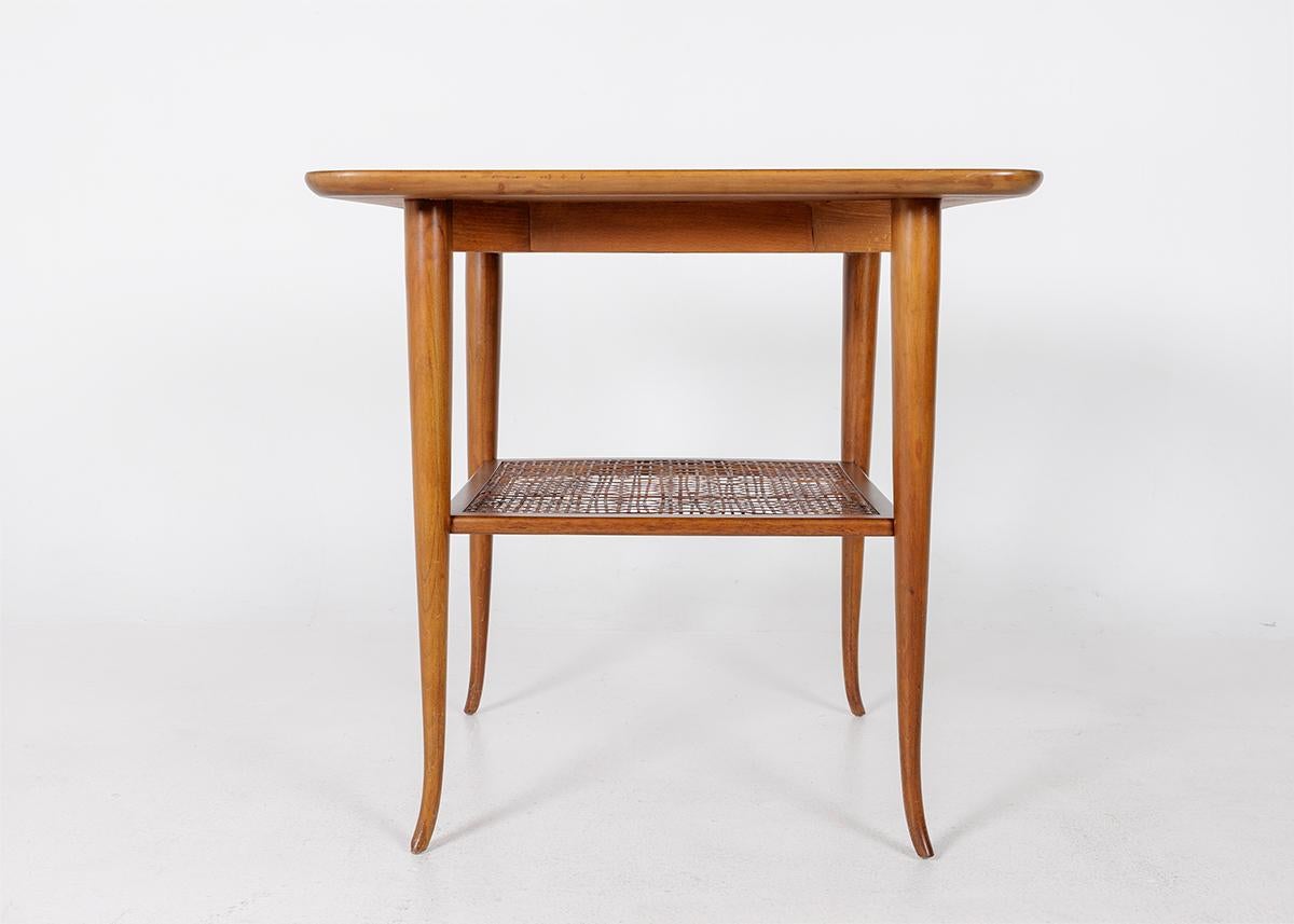 Milieu du XXe siècle Paire de tables d'appoint en noyer de style The Moderns, années 1950, Gibbings en vente