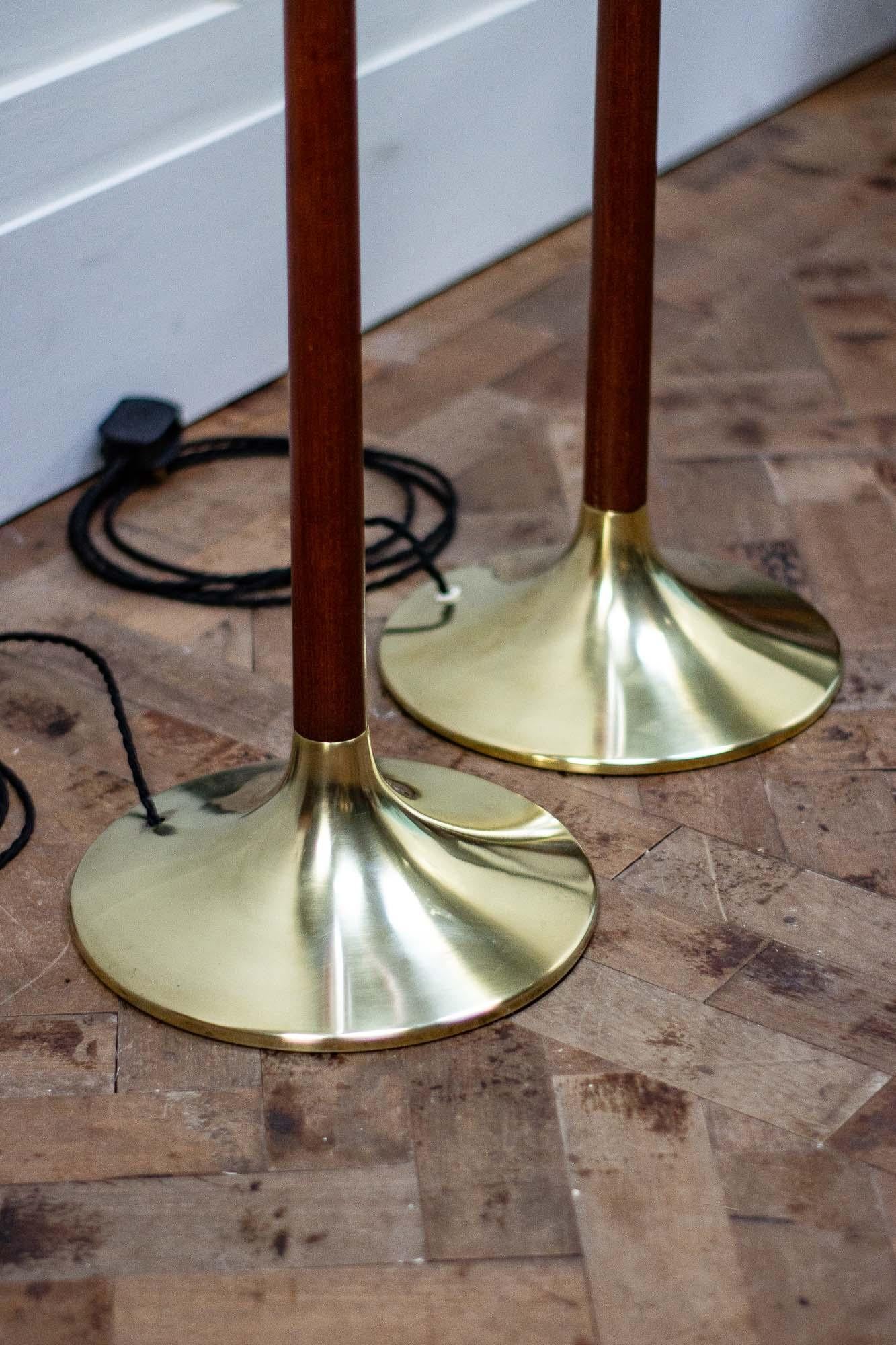 Pair of Mid-Century Modern Floor Lamps In Good Condition In Flamborough, Bridlington, GB