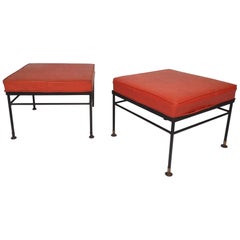 Pair of Mid-Century Modern Foot Stools