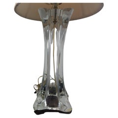 Pair of Mid-Century Modern French Blown Glass Table Lamps