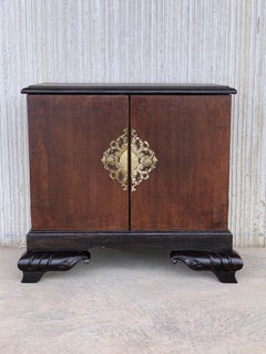 Pair of Mid-Century Modern Front Nightstands with original Hardware