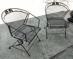 Pair of Mid-Century Modern Garden Rockers
